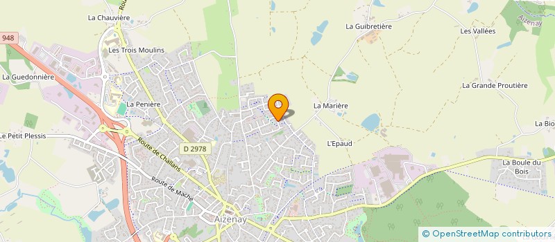 localisation de l'entreprise MADAME TIA MERCIER  AIZENAY