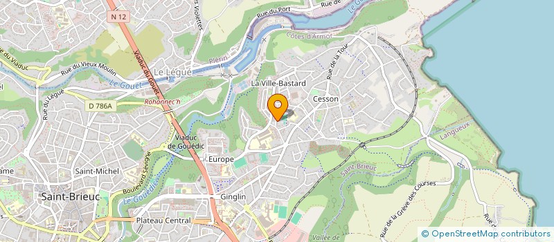 localisation de l'entreprise MADAME TIANA ANLI à SAINT-BRIEUC