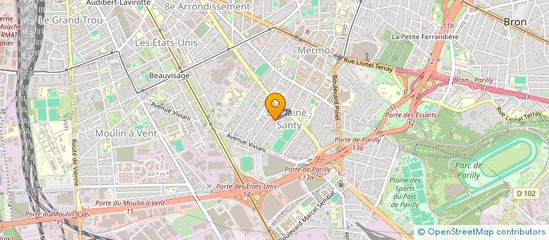 localisation de l'entreprise MADAME TIANA KADER à LYON