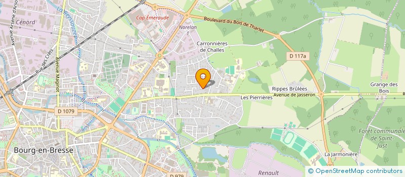 localisation de l'entreprise MADAME TIANA LEMAISTRE  BOURG-EN-BRESSE