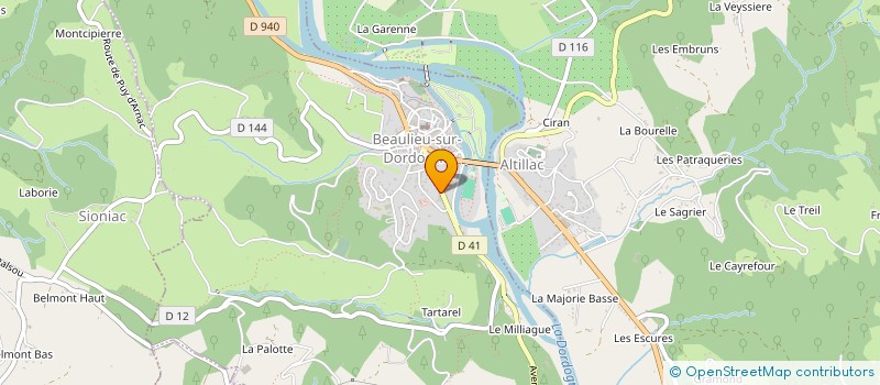 localisation de l'entreprise MADAME TIANA VANDENABEELE à BEAULIEU-SUR-DORDOGNE