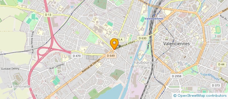 localisation de l'entreprise MADAME TIANJING ZHANG à VALENCIENNES