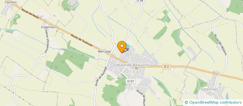 localisation de l'entreprise MADAME TIANTSOA RAKOTOMANGA RAJAONAH  LABASTIDE-BEAUVOIR