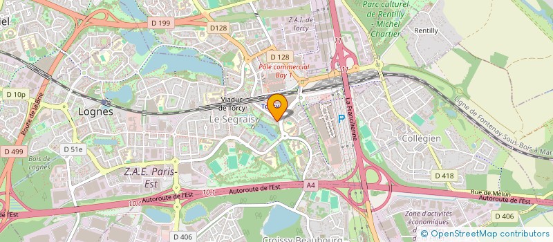 localisation de l'entreprise MADAME TIARA TIARA GORRIS ESCRIG  TORCY