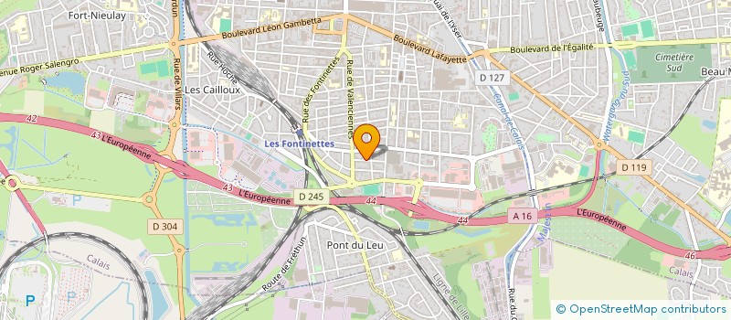 localisation de l'entreprise MADAME TIARE-ANANI POTIAROA  CALAIS