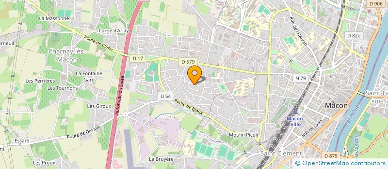 localisation de l'entreprise MADAME TIDA VILLARD à CHARNAY-LES-MACON