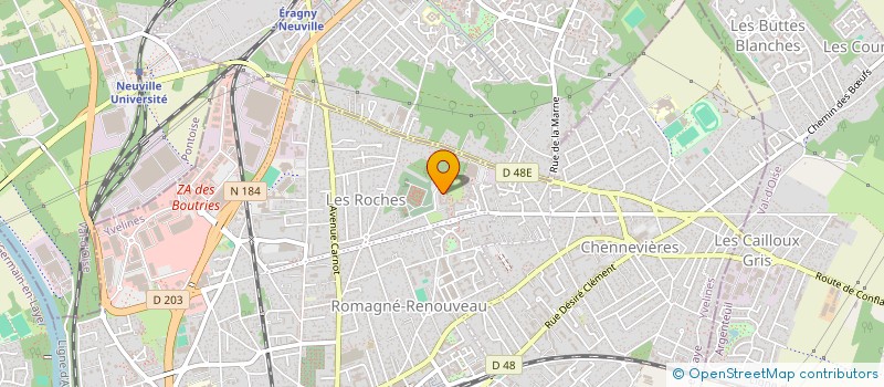 localisation de l'entreprise MADAME TIEFFLID MANFOUNDOU  CONFLANS-SAINTE-HONORINE