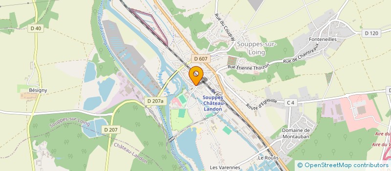 localisation de l'entreprise MADAME TIEN DOAN  SOUPPES-SUR-LOING