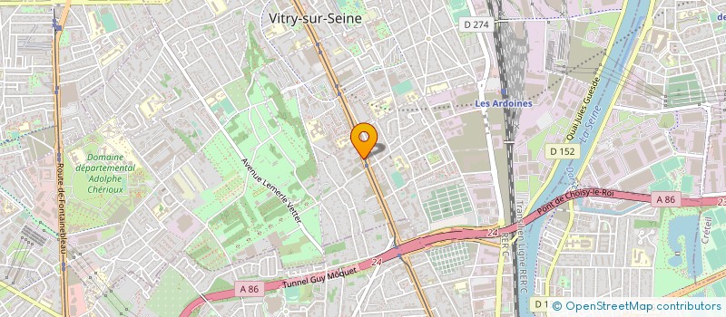 localisation de l'entreprise MADAME TIEU PHUONG DIEP  VITRY-SUR-SEINE