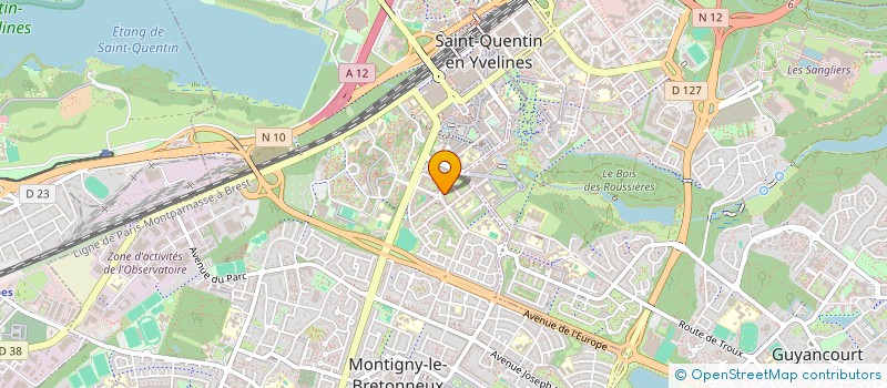 localisation de l'entreprise MADAME TIFAINE JACOT-DIEZ  MONTIGNY-LE-BRETONNEUX