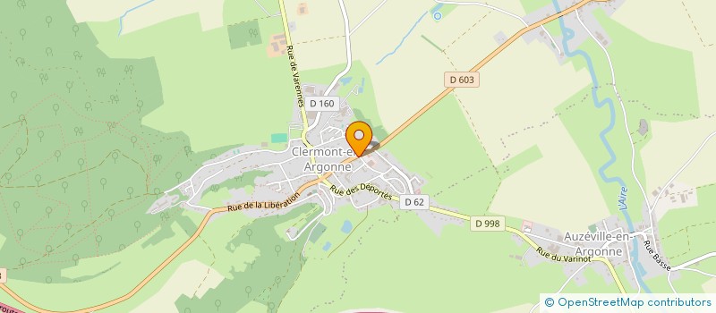 localisation de l'entreprise MADAME TIFAINE MAILLARD à CLERMONT-EN-ARGONNE