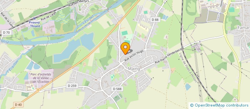 localisation de l'entreprise MADAME TIFAINE PAO  MAING