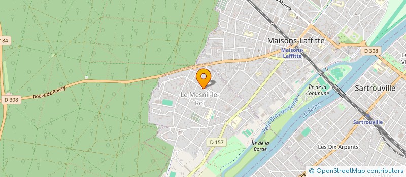 localisation de l'entreprise MADAME TIFAINE PICHON  LE MESNIL-LE-ROI