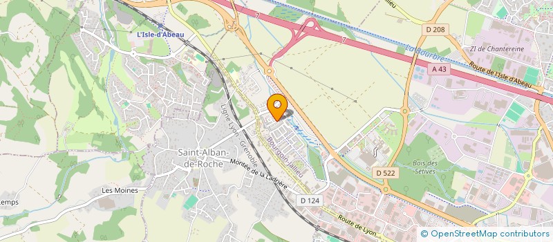 localisation de l'entreprise MADAME TIFANI FERREIRA-CHAVES à BOURGOIN-JALLIEU