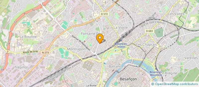 localisation de l'entreprise MADAME TIFANI SCHWALLER à BESANCON
