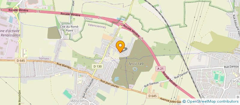 localisation de l'entreprise MADAME TIFANIE CLAUWAERT  ESCAUDAIN