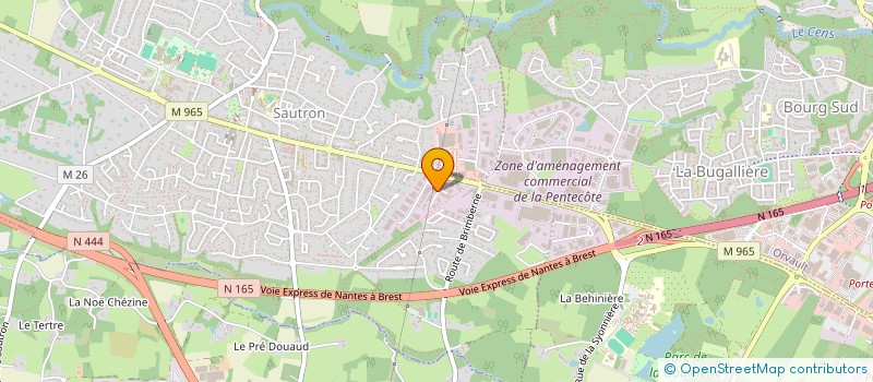 localisation de l'entreprise MADAME TIFANIE GLAUD à SAUTRON