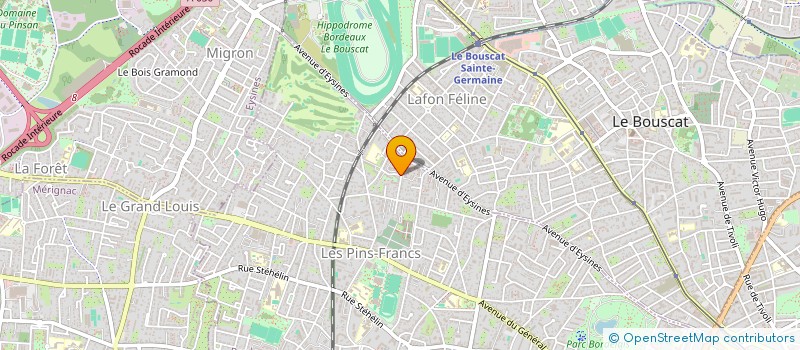 localisation de l'entreprise MADAME TIFANNY TRENAUX  BORDEAUX