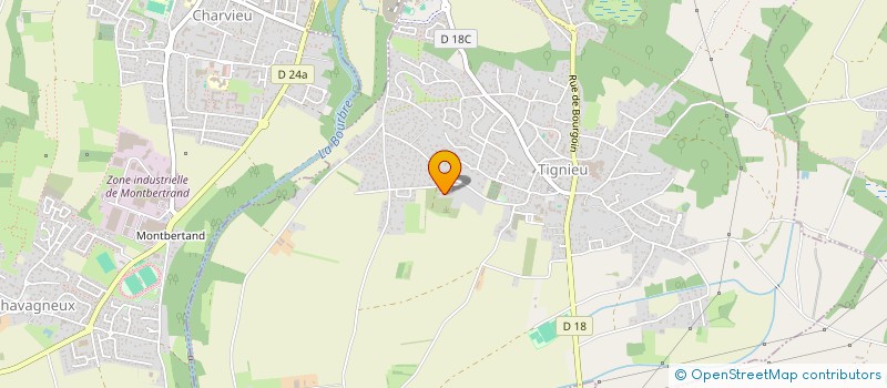 localisation de l'entreprise MADAME TIFANY BOUDIN GRANVAL  TIGNIEU-JAMEYZIEU