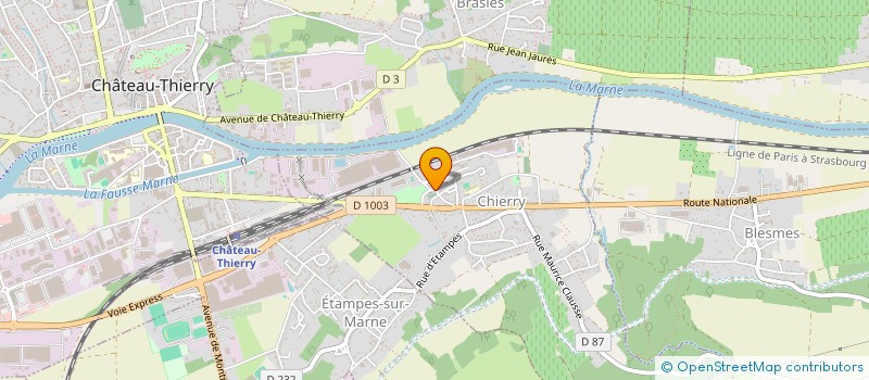 localisation de l'entreprise MADAME TIFANY CALLENCE  BEZU-SAINT-GERMAIN