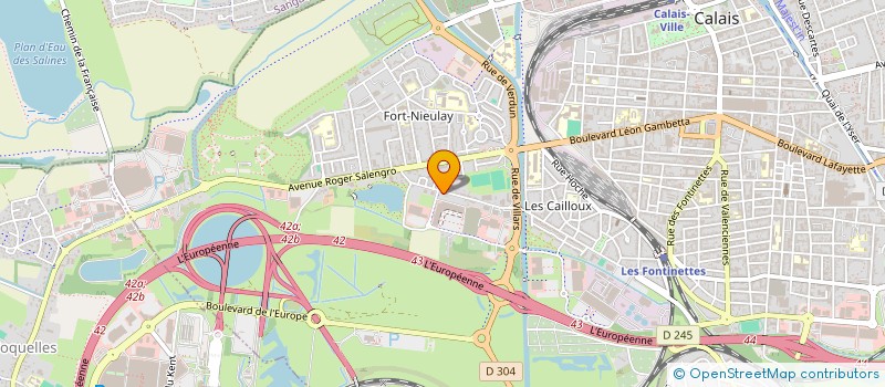 localisation de l'entreprise MADAME TIFANY DUQUENOY  CALAIS