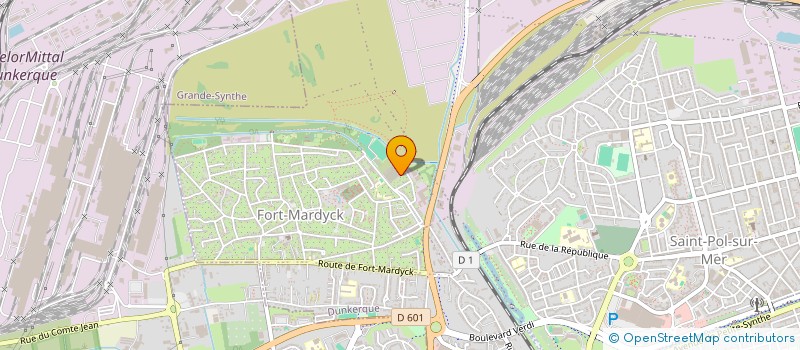 localisation de l'entreprise MADAME TIFANY MALLEVAEY à DUNKERQUE