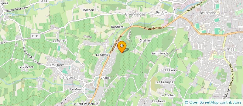 localisation de l'entreprise MADAME TIFANY MOREL à PORTE-DES-PIERRES-DOREES