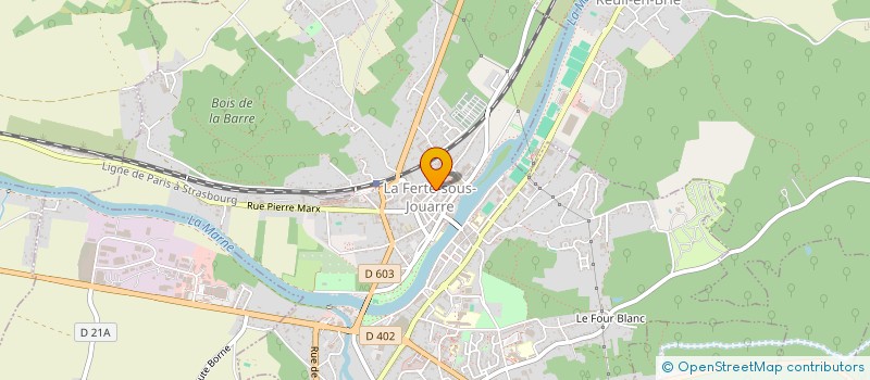localisation de l'entreprise MADAME TIFANY OBERTAN à LA FERTE-SOUS-JOUARRE
