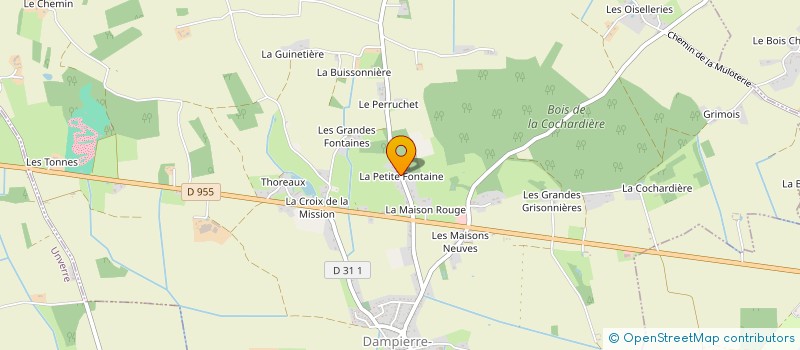 localisation de l'entreprise MADAME TIFANY VERMOTE à DAMPIERRE-SOUS-BROU