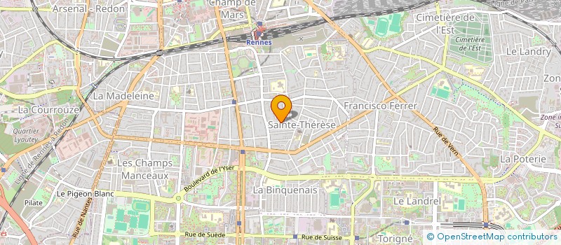 localisation de l'entreprise MADAME TIFEN GUIET à RENNES