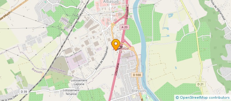 localisation de l'entreprise MADAME TIFENN BATON  LAMAGISTERE