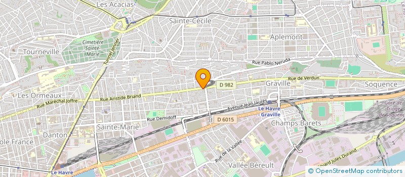 localisation de l'entreprise MADAME TIFENN CHRISTOPHE  LE HAVRE