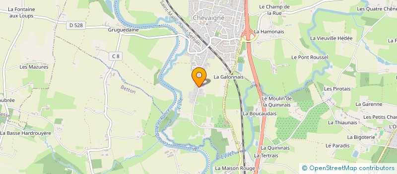 localisation de l'entreprise MADAME TIFENN GOUGEON  CHEVAIGNE