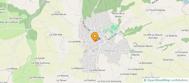 localisation de l'entreprise MADAME TIFENN GUILLAUME  PLEDRAN