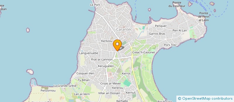 localisation de l'entreprise MADAME TIFENN HAMON  CARANTEC