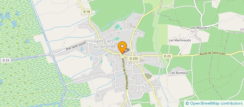 localisation de l'entreprise MADAME TIFENN JACOB  SAINT-CIERS-SUR-GIRONDE