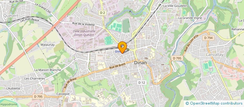 localisation de l'entreprise MADAME TIFENN JOUQUAN  DINAN