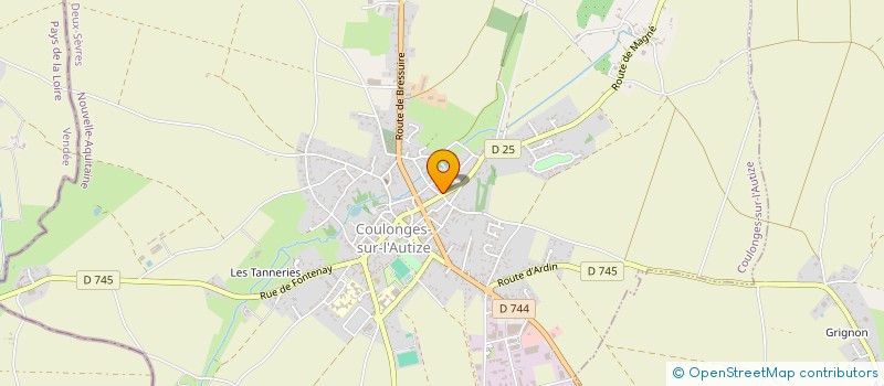 localisation de l'entreprise MADAME TIFENN MARTIN  COULONGES-SUR-L'AUTIZE