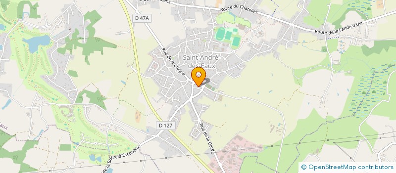 localisation de l'entreprise MADAME TIFENN RONDINEAU  SAINT-ANDRE-DES-EAUX