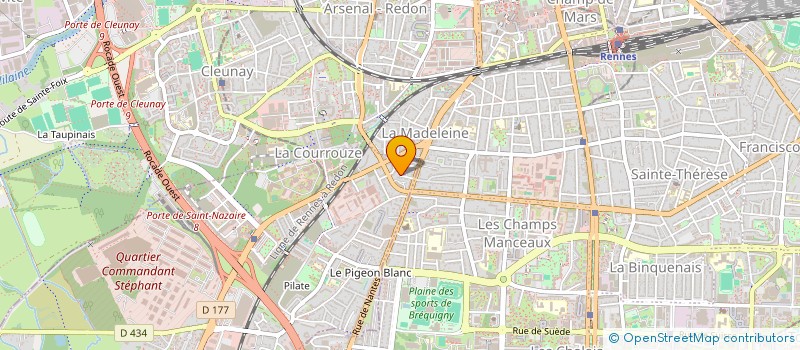 localisation de l'entreprise MADAME TIFENN TEGUEL  SAINT-JACQUES-DE-LA-LANDE