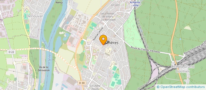 localisation de l'entreprise MADAME TIFENNE MORVAN  ACHERES