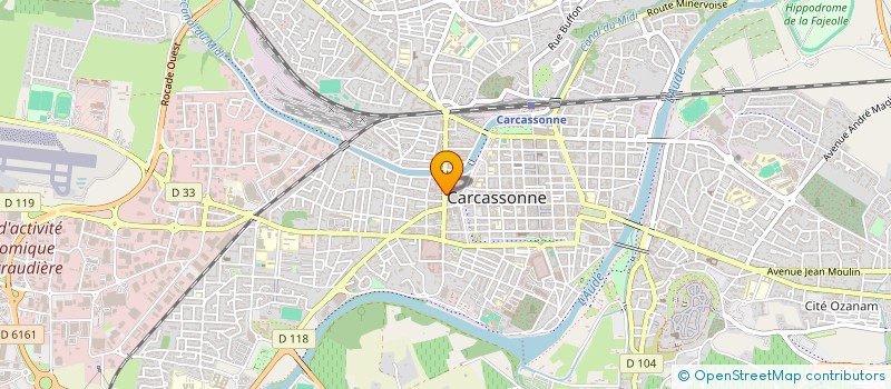 localisation de l'entreprise MADAME TIFFAINE KROUPA  CARCASSONNE