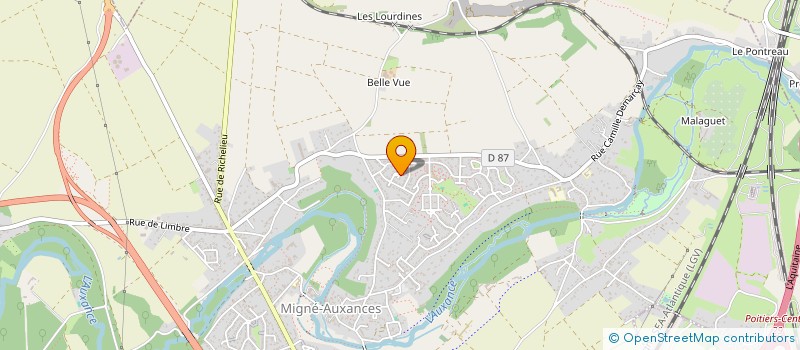 localisation de l'entreprise MADAME TIFFANI BIGOT à MIGNE-AUXANCES