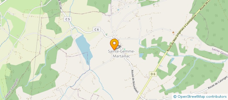 localisation de l'entreprise MADAME TIFFANIE BIONDO  SAINTE-GEMME-MARTAILLAC