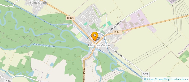 localisation de l'entreprise MADAME TIFFANIE CHAULET  MERY-SUR-SEINE