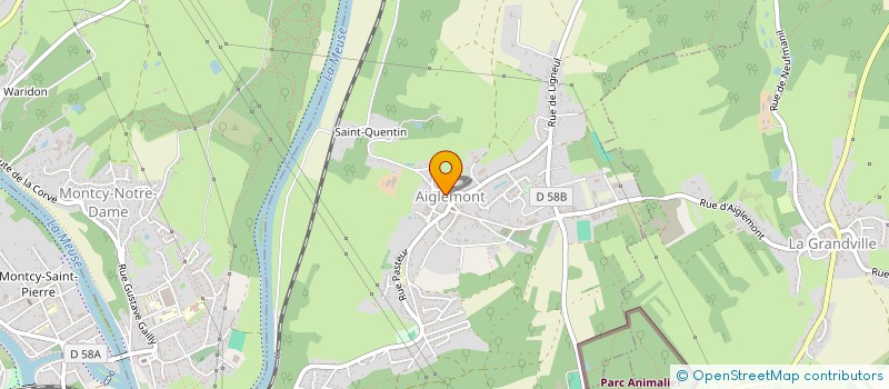 localisation de l'entreprise MADAME TIFFANIE DEWELDE  AIGLEMONT