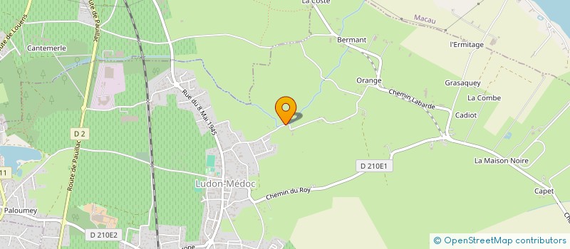 localisation de l'entreprise MADAME TIFFANIE DOMINGUES  LUDON-MEDOC