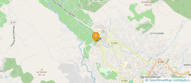 localisation de l'entreprise MADAME TIFFANIE GUERIEL  DRAGUIGNAN