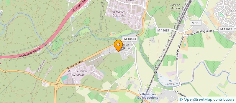 localisation de l'entreprise MADAME TIFFANIE PARENTE  VILLENEUVE-LES-MAGUELONE