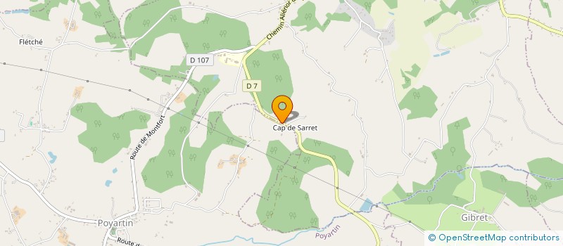 localisation de l'entreprise MADAME TIFFANIE PARUTA--DELHAYE DE MAULDE  MONTFORT-EN-CHALOSSE